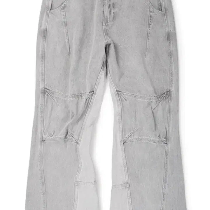 [BUNJANG] ETCEE Curved Panel Denim Pants / 이티씨이 커브드 패널 데님 팬츠