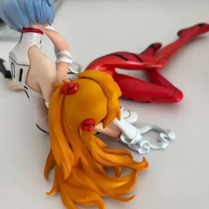 [BUNJANG] Kotobukiya Rei Ayanami &amp; Asuka Langley Twin Bandage Plugsuit Classic Figures / 에반게리온 코토부키야 레이 아스카 트윈 붕대 플러그수트 고전피규어