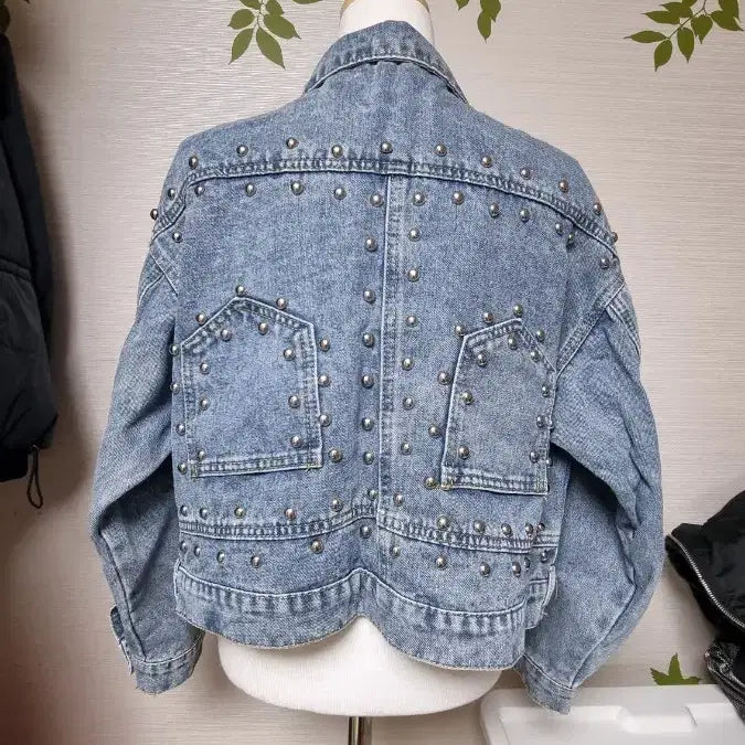 [BUNJANG] Denim Jacket with Pocket Detail / 징, 주머니 포인트 데님 숏 청자켓 55~66