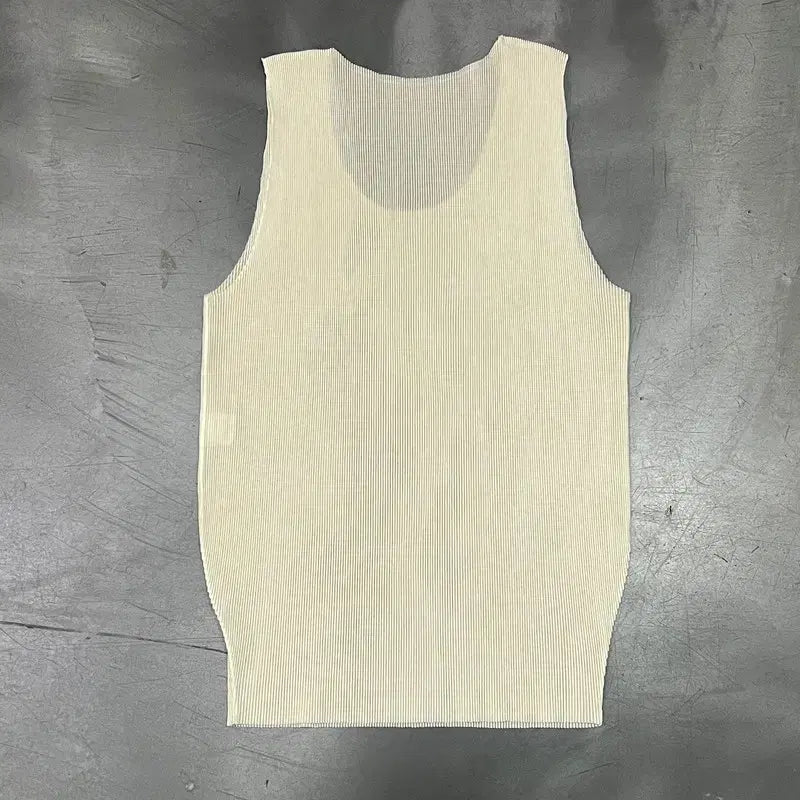 [BUNJANG] Pleats Please Issey Miyake Pleated Vest &amp; Top Set / 플리츠플리즈 플리츠 베스트 +상의 셋업 y16525