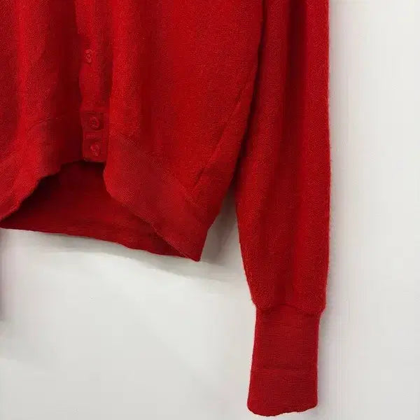 [BUNJANG] Lacoste Minimal Signature Logo Knit Cardigan / 라코스테 미니멀 시그니처 로고 니트 가디건 PN9876