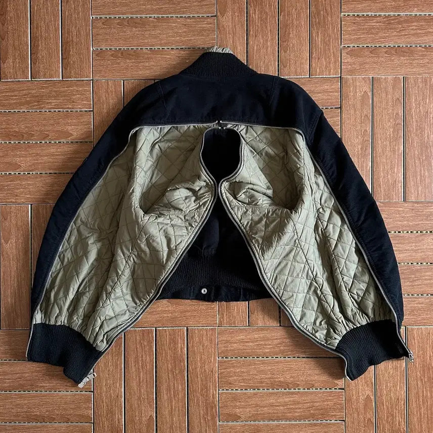[BUNJANG] Diesel MA1 Bomber Jacket with Zip Detail XS / 디젤 백 집 디테일 ma1 봄버 자켓 XS