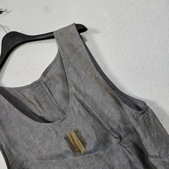 [BUNJANG] Printed Rayon Cropped Vest Size 66 / 인견 나염 크롭조끼 66