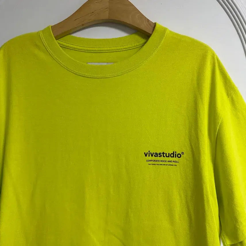 [BUNJANG] Vivastudio Lime Short Sleeve T-Shirt (Men&