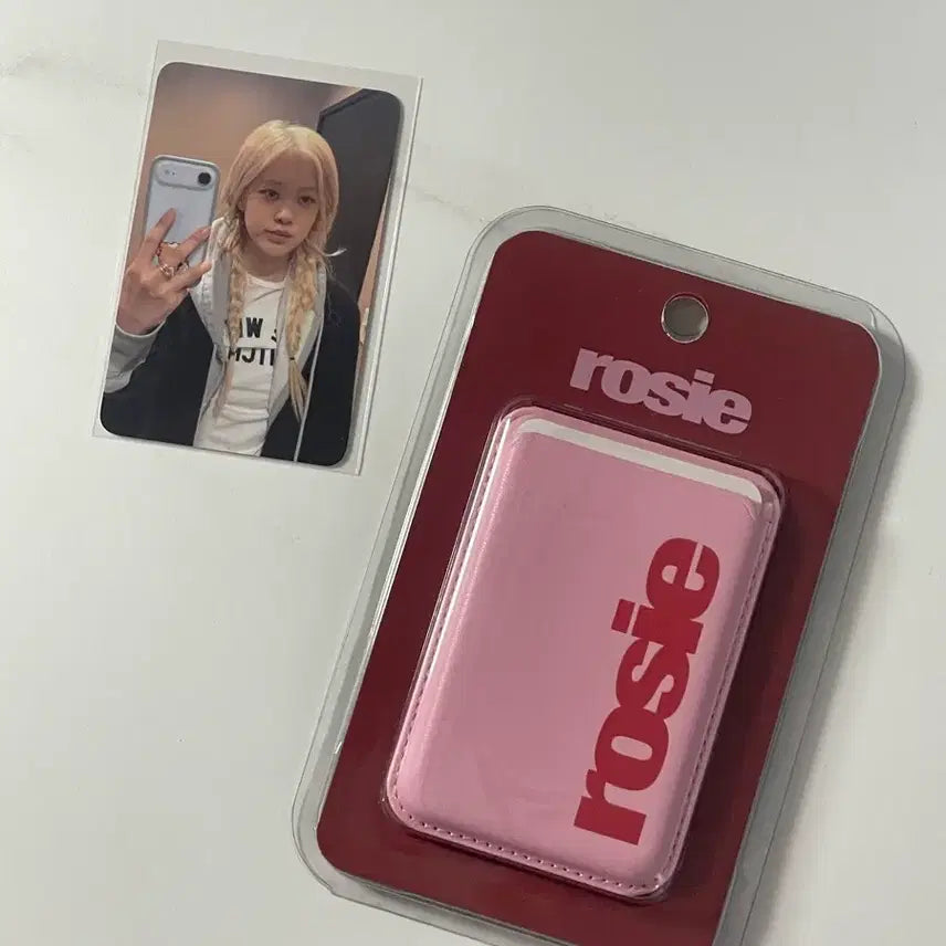 [BUNJANG] Rosé Card Case (Photocard Included) / 새상품/로제 카드 케이스 (포카증정)