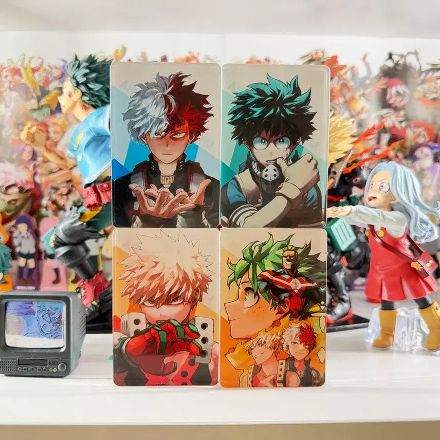 [BUNJANG] My Hero Academia Special Illustration Book Acrylic Block Set / 히로아카 스페셜 일러스트북 아크릴블록 4종 일괄