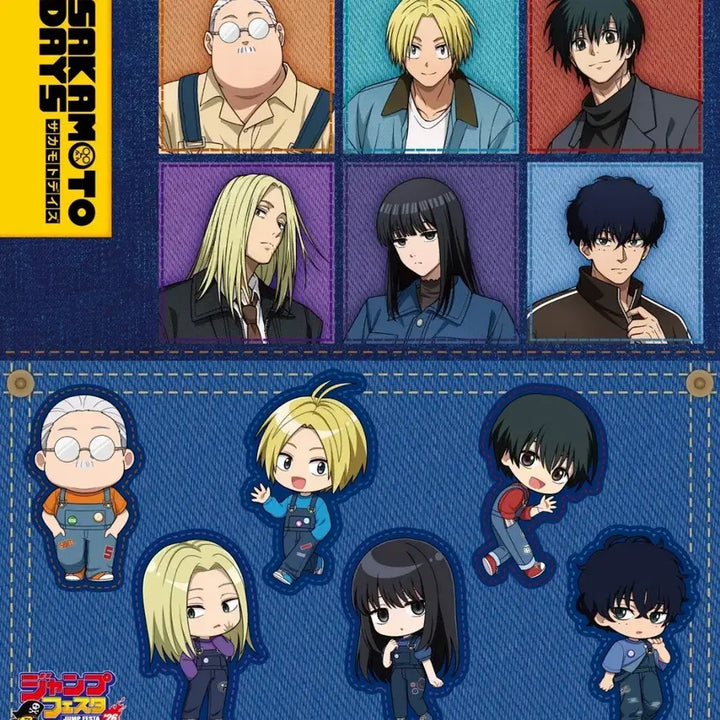 [BUNJANG] Sakamoto Days Asakura Shin Acrylic Stand Denim (Mini) / 사카모토데이즈 아사쿠라 신 아크릴스탠드 sd 데님 /교환 오사라기