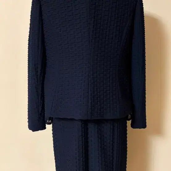 [BUNJANG] Luciano Choi Navy Two-Piece Set / 루치아노최 투피스