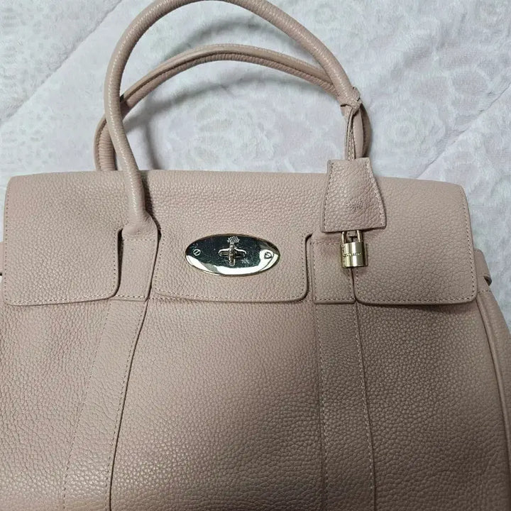 [BUNJANG] Mulberry Pink Leather Tote Bag / 멀버리 핑크 레더 토트백