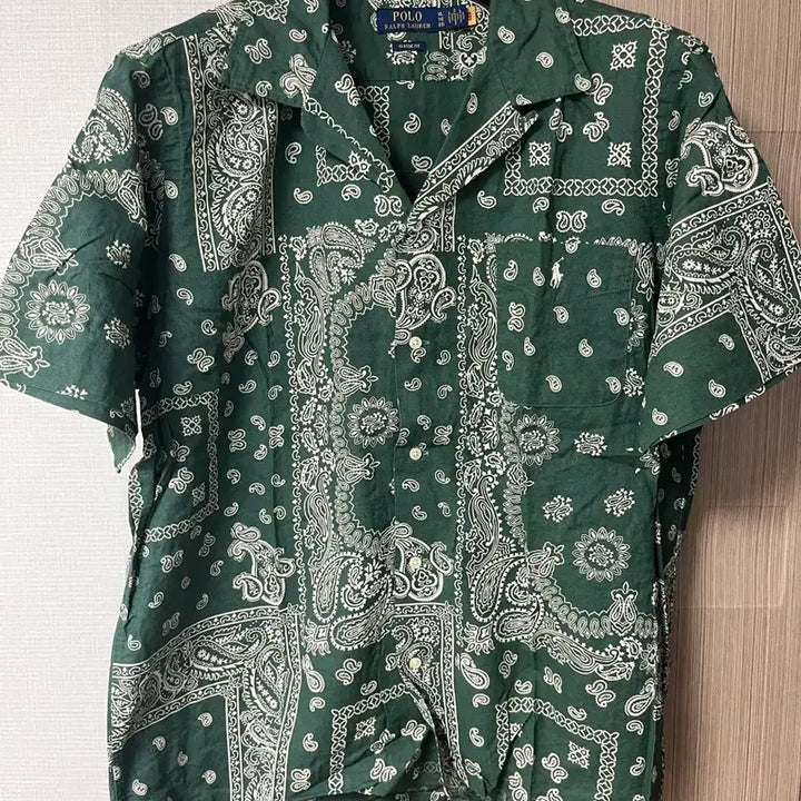 [BUNJANG] Polo Paisley Short Sleeve Camp Shirt XL / 폴로 페이즐리 반팔 캠프 셔츠