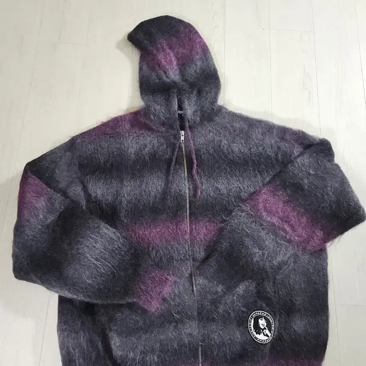 [BUNJANG] Supreme x Hysteric Glamour Mohair Zip-Up Black L / 슈프림x히스테릭 글래머 모헤어 집업 블랙L