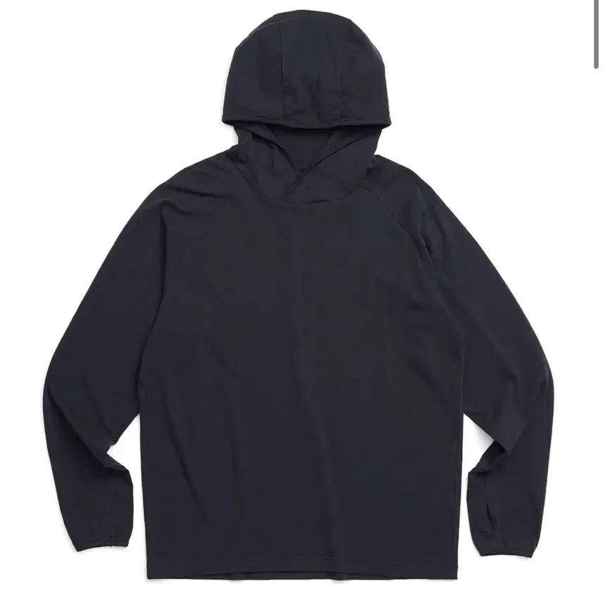 [BUNJANG] Haechiroom Base Hoodie Blue Charcoal / 해칭룸 베이스 후드 블루차콜