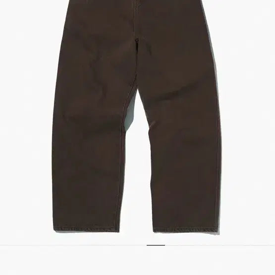 [BUNJANG] Suede Brown Denim Pants / 스웨이드 브라운 데님 팬츠