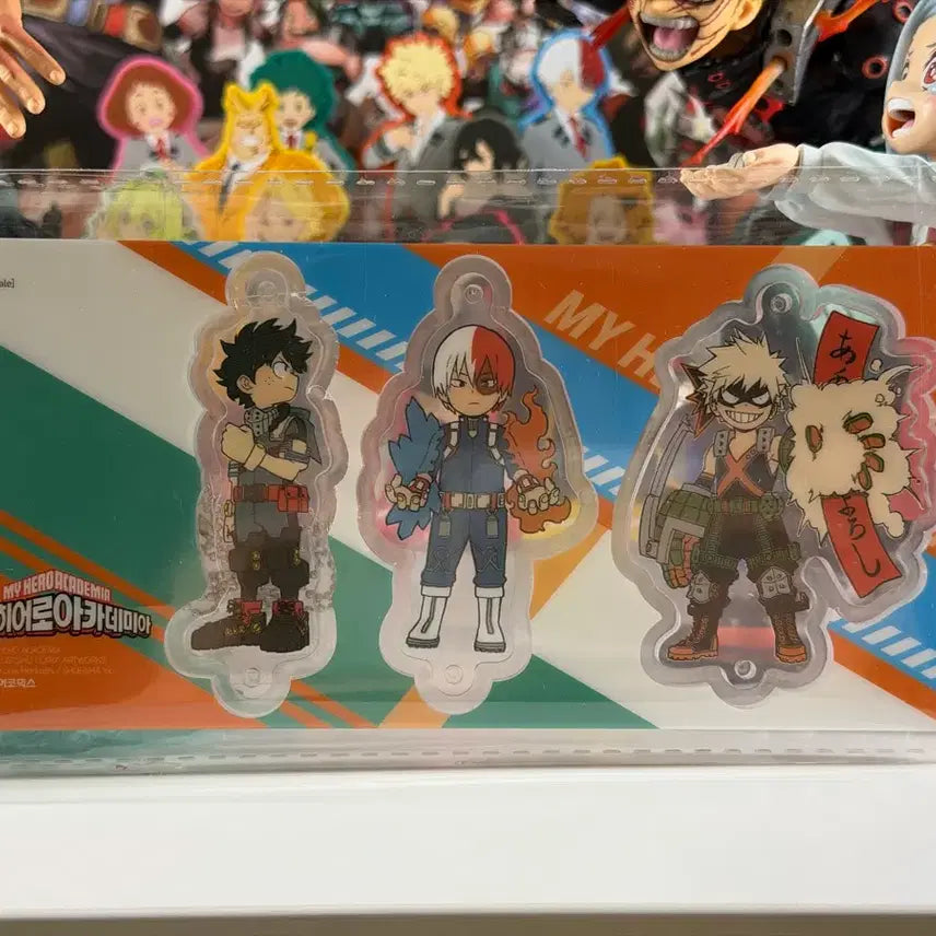 [BUNJANG] My Hero Academia Special Illustration Book Acrylic Keychain Set (3 Members) / 나의 히어로 아카데미아 스페셜 일러스트북 수록 아크릴 키링 3낭