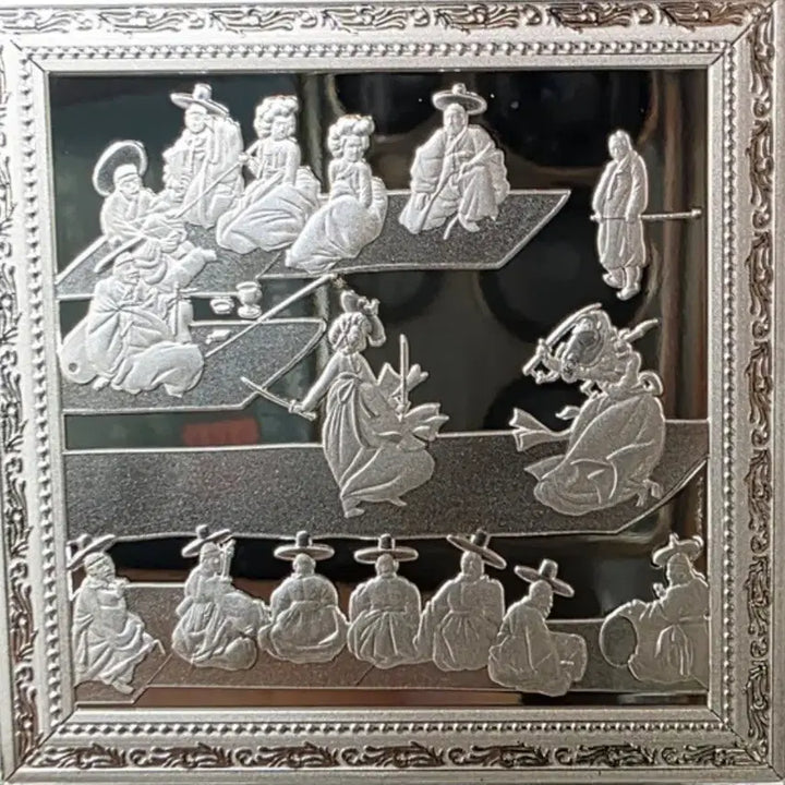 [BUNJANG] 2026 Samoa 1oz Shin Yun-bok "Dancing with Twin Swords" Color Silver Coin / 2026년 사모아 1온스 신윤복의 쌍검대무 색채 은화