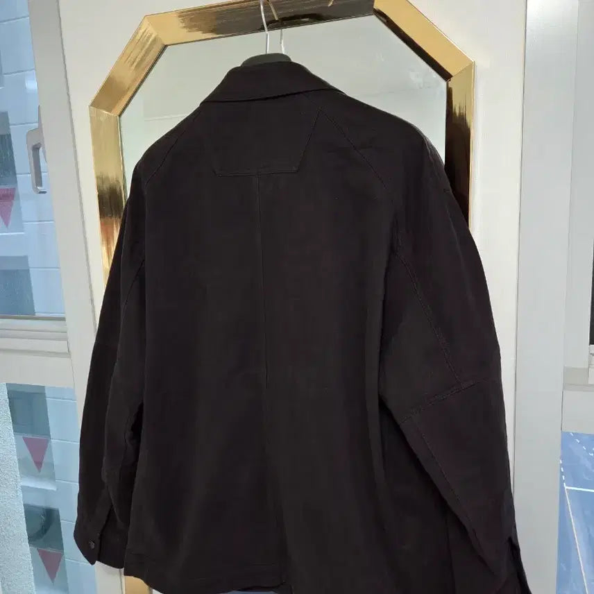 [BUNJANG] JUUN.J String Detail Outer Shirt Brown Size 46 / 준지 아우터형 스트링 셔츠 브라운 46사이즈 팝니다