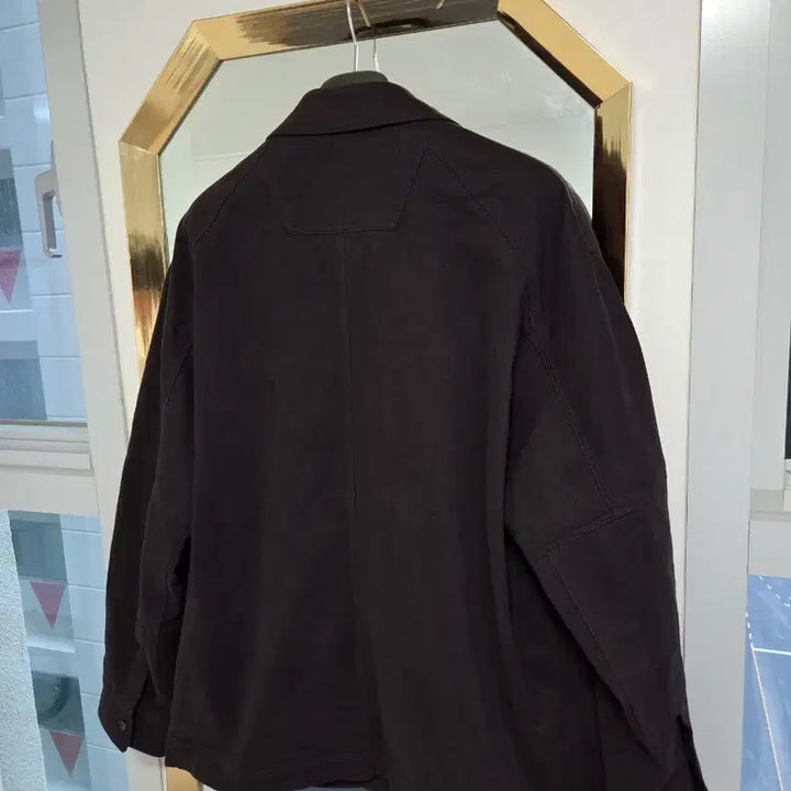 [BUNJANG] JUUN.J String Detail Outer Shirt Brown Size 46 / 준지 아우터형 스트링 셔츠 브라운 46사이즈 팝니다