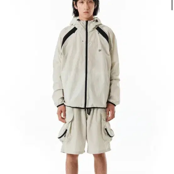[BUNJANG] OY Curved Zipper Wind Breaker Jacket / 오와이 OY CURVED ZIPPER WIND BREAKER JACKET