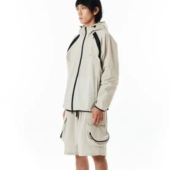 [BUNJANG] OY Curved Zipper Wind Breaker Jacket / 오와이 OY CURVED ZIPPER WIND BREAKER JACKET