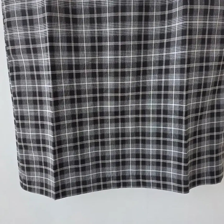 [BUNJANG] Checkered Skirt with Back Banding / S/뒷밴딩 체크 스커트/새제품