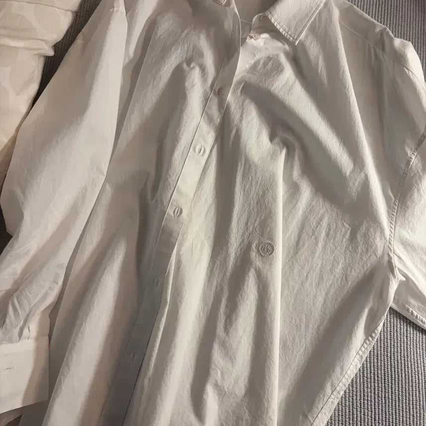 [BUNJANG] Depound White Oversized Shirt / 드파운드 depound 화이트 오버사이즈드 셔츠