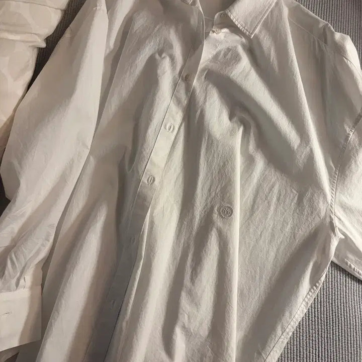 [BUNJANG] Depound White Oversized Shirt / 드파운드 depound 화이트 오버사이즈드 셔츠