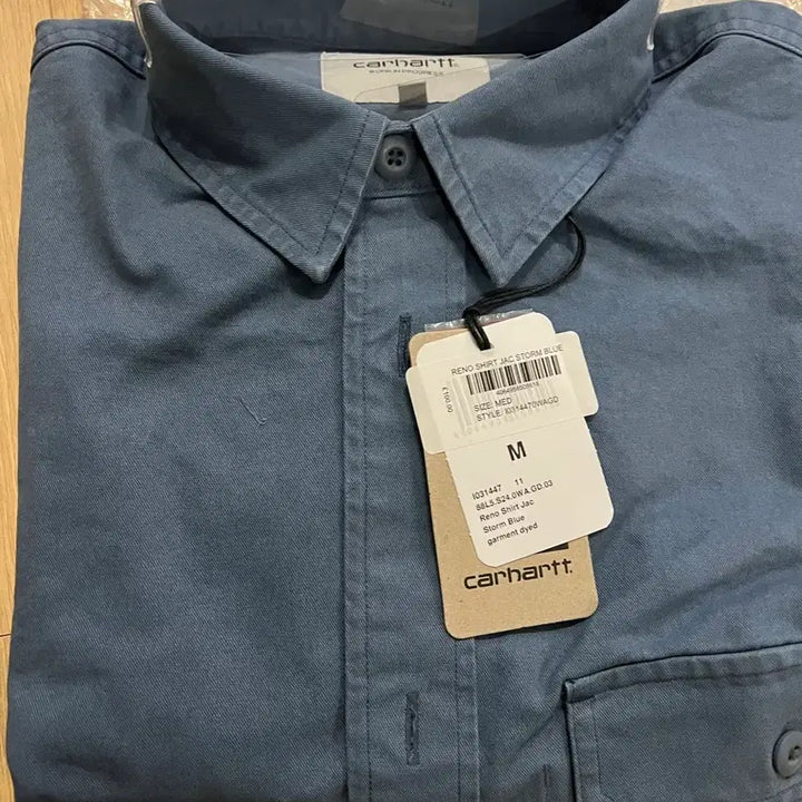 [BUNJANG] Carhartt WIP Reno Shirt Storm Blue / 칼하트 윕 / 레노셔츠 / 스톰블루 색상 / M
