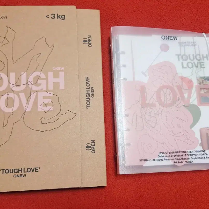 [BUNJANG] Onew Touch Love 2 Ver. Set + 2 POBs / 온유 터프러브 2ver 세트 +미공포2장(랜덤)