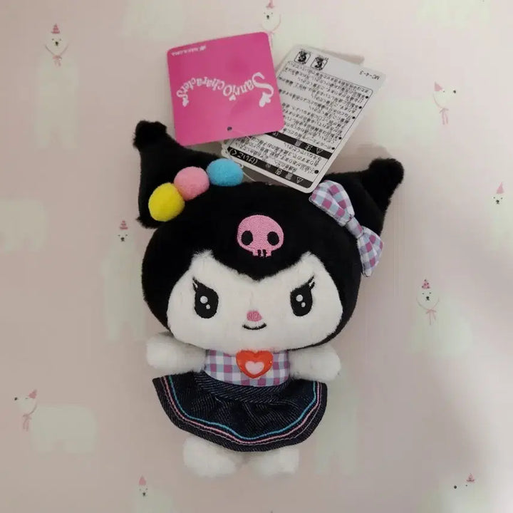 [BUNJANG] Sanrio Kuromi Plush Keychain / 산리오 쿠로미 인형 키링
