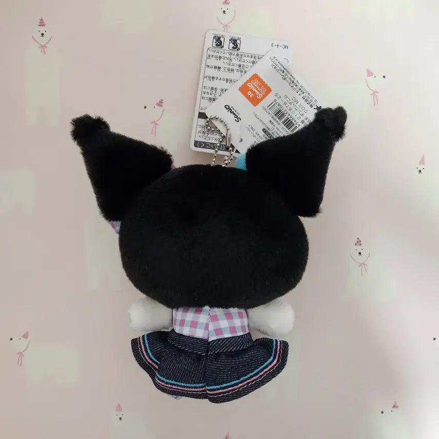 [BUNJANG] Sanrio Kuromi Plush Keychain / 산리오 쿠로미 인형 키링
