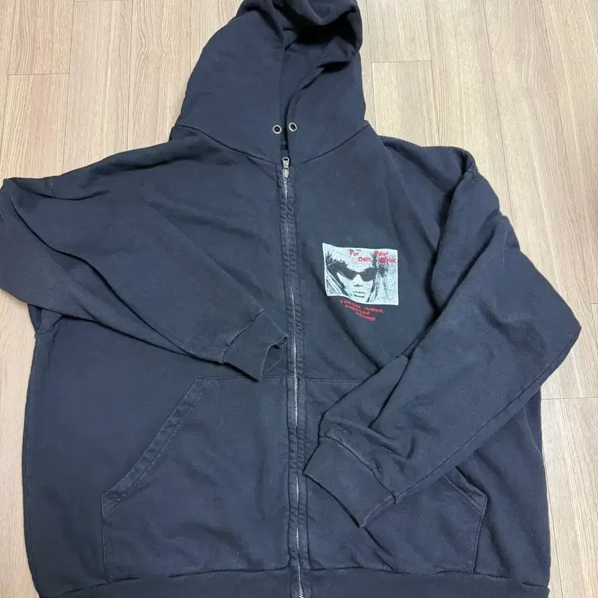 [BUNJANG] Donut Revenge Hooded Zip-Up Size 3 / 도넛리벤지 후드집업 사이즈3