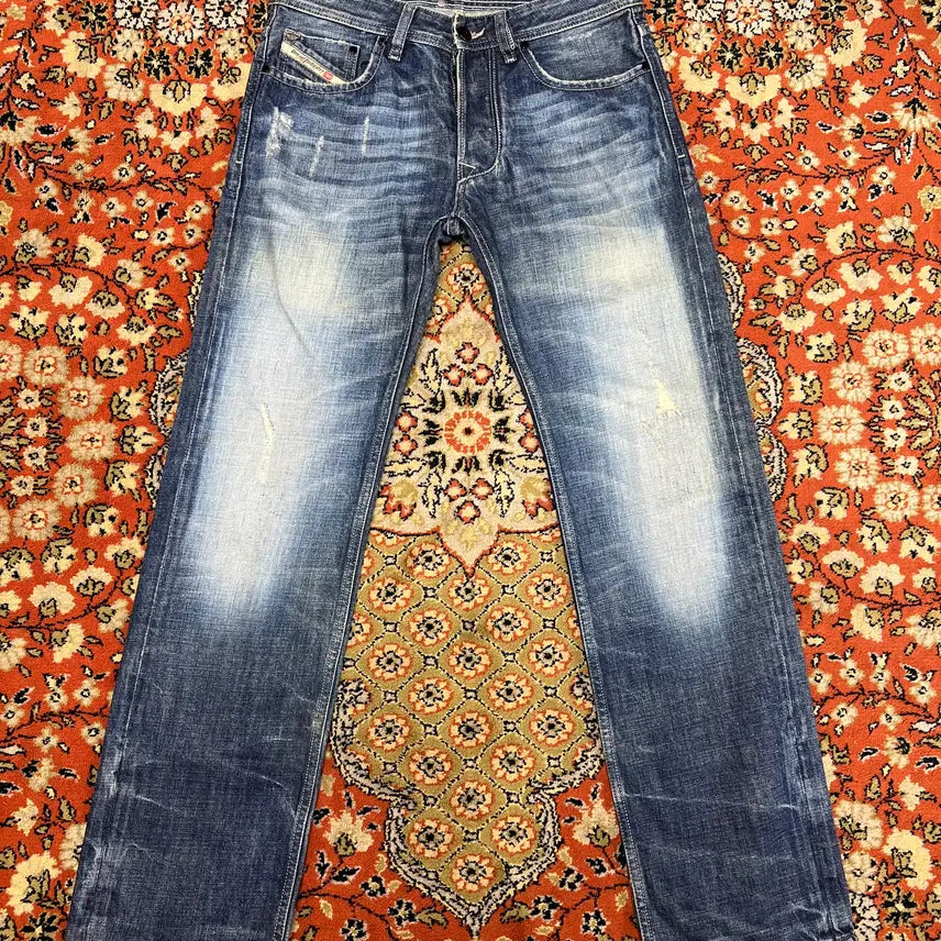 [BUNJANG] Adidas x Diesel Larkee Vintage Washed Denim Pants / [29] 아디다스 디젤 LARKEE 빈티지 워싱 데님팬츠