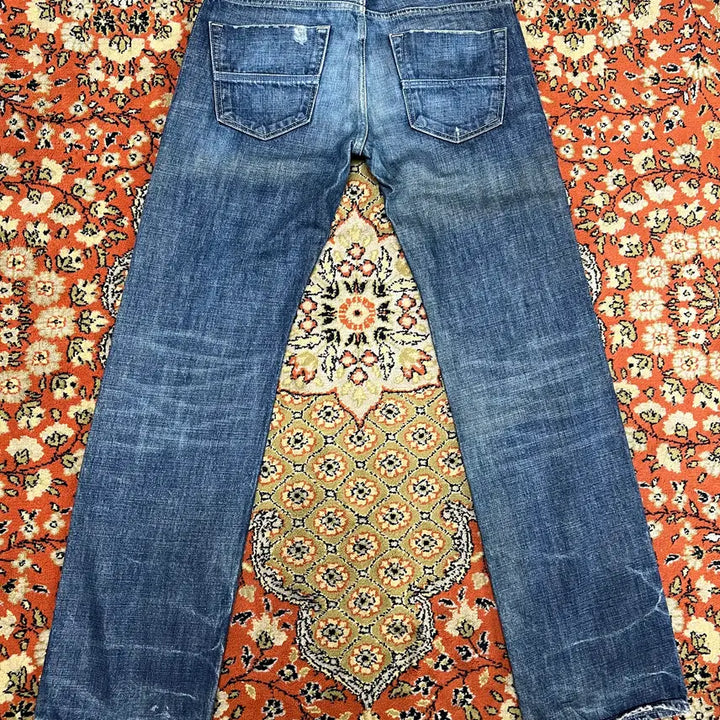 [BUNJANG] Adidas x Diesel Larkee Vintage Washed Denim Pants / [29] 아디다스 디젤 LARKEE 빈티지 워싱 데님팬츠