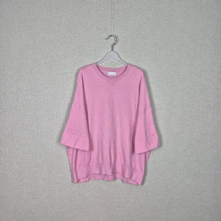 [BUNJANG] Soft &amp; Bright Pink Knit Sweater (L) / 