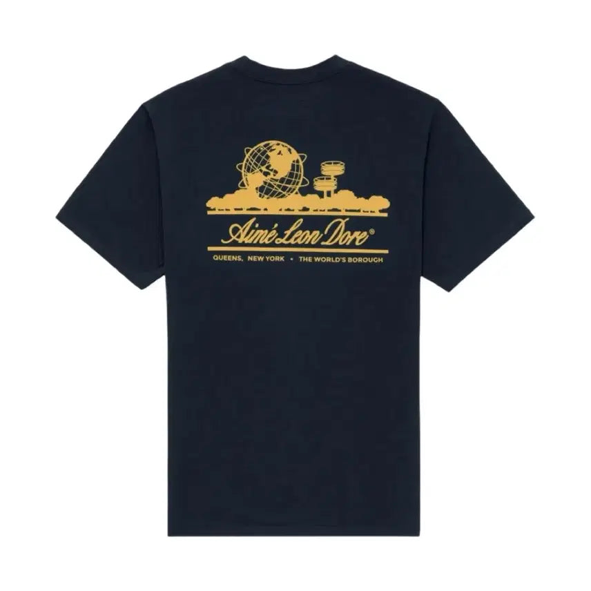 [BUNJANG] Aim Leon Dore Unisphere T-Shirt Navy L / [L] 에임레온도르 유니스피어 티셔츠 네이비