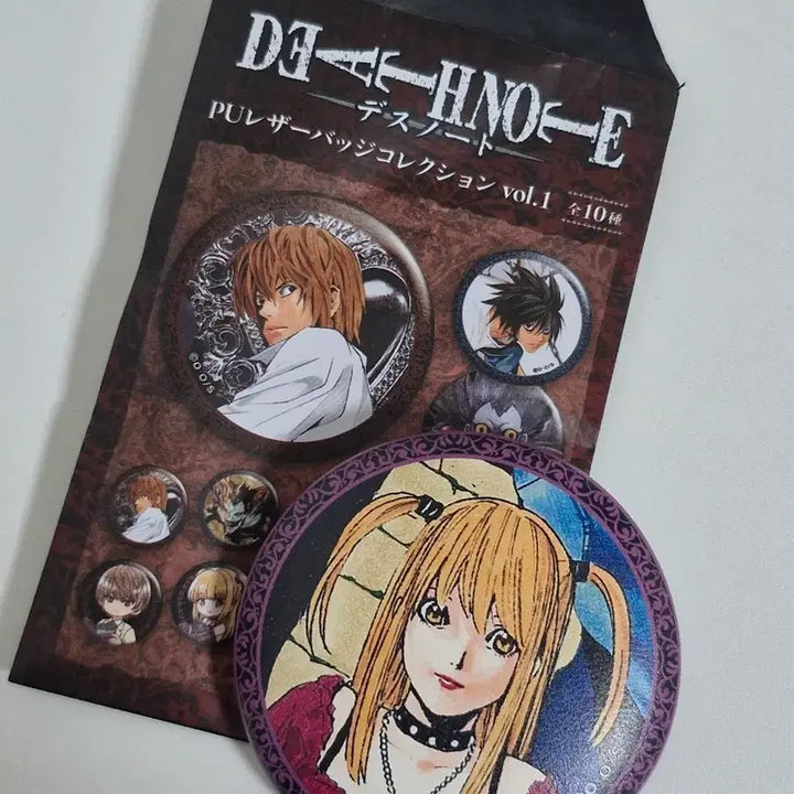 [BUNJANG] Death Note Misa Leather Epoxy Can Badge / 데스노트 미사 가죽 에폭시 캔뱃지 판매