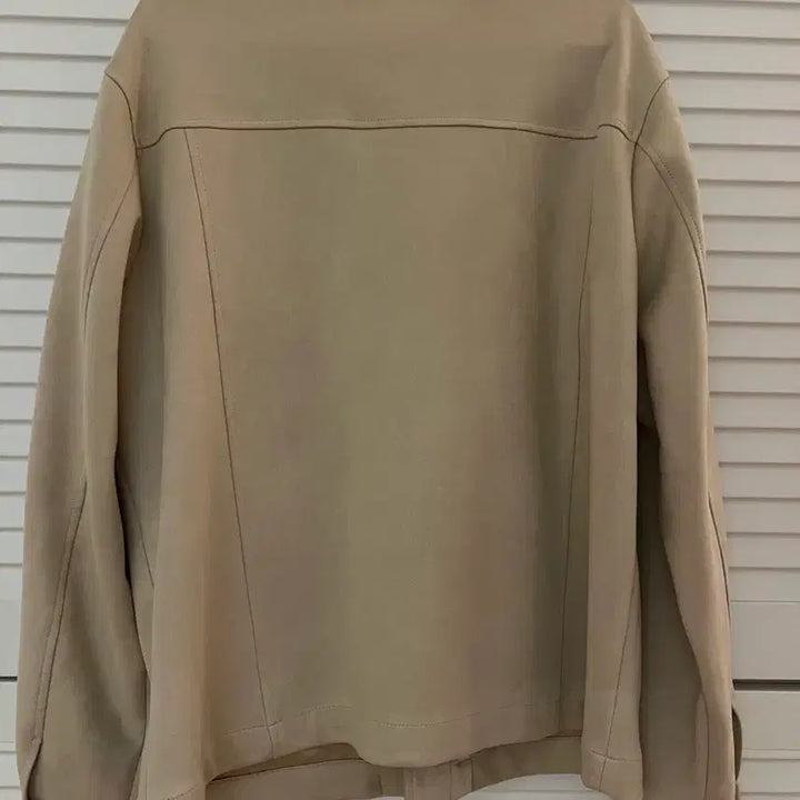 [BUNJANG] ZARA Relaxed Fit Faux Suede Shirt Jacket Beige M / ZARA 릴렉스핏 페이크 스웨이드 셔츠 자켓 베이지 M