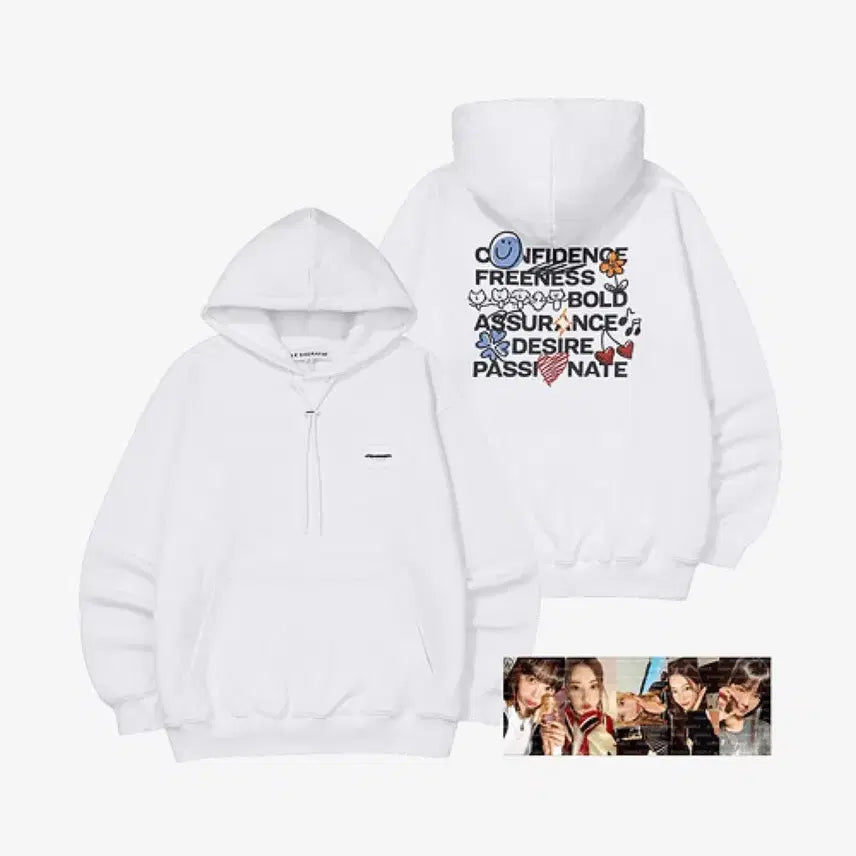 [BUNJANG] LE SSERAFIM BLOOMING HOODIE / 르세라핌 피어나다 후드티