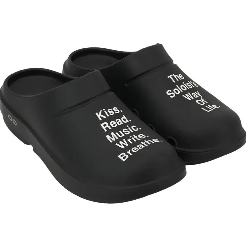 [BUNJANG] OOFOS The Soloist Clog Black US M9 / [US M9] 우포스 더 솔로이스트 클로그 블랙 2022