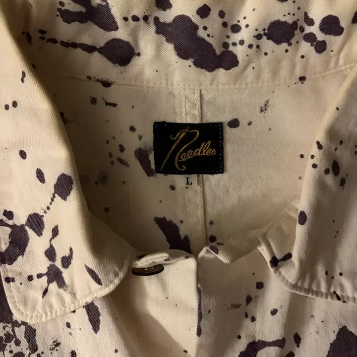 [BUNJANG] Needles D.N. Paint Splatter Coverall Jacket / [L] 니들스 D.N. Paint Splatter Coverall