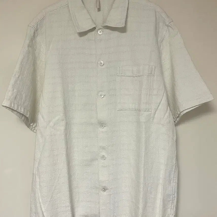 [BUNJANG] Sunflower Spacy Short Sleeve Shirt White L / [L] 선플라워 스페이시 반팔 셔츠 화이트