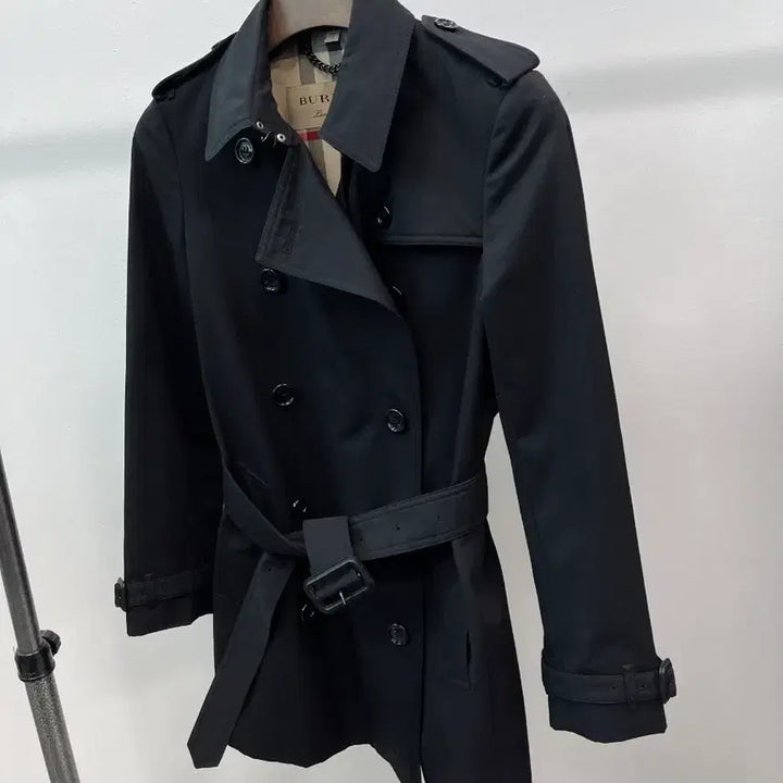 [BUNJANG] Burberry Black Cotton Gabardine The Harlow Trench Coat / 여) 버버리 하본 트렌치코트