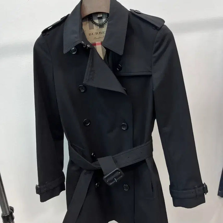 [BUNJANG] Burberry Black Cotton Gabardine The Harlow Trench Coat / 여) 버버리 하본 트렌치코트