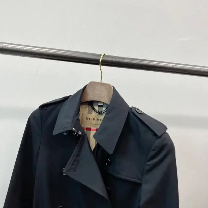 [BUNJANG] Burberry Black Cotton Gabardine The Harlow Trench Coat / 여) 버버리 하본 트렌치코트