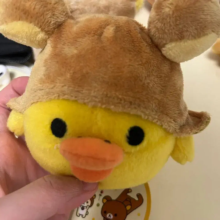 [BUNJANG] Rilakkuma Kiiroitori Hat Plush Doll / 리락쿠마 모자 키이로이토리