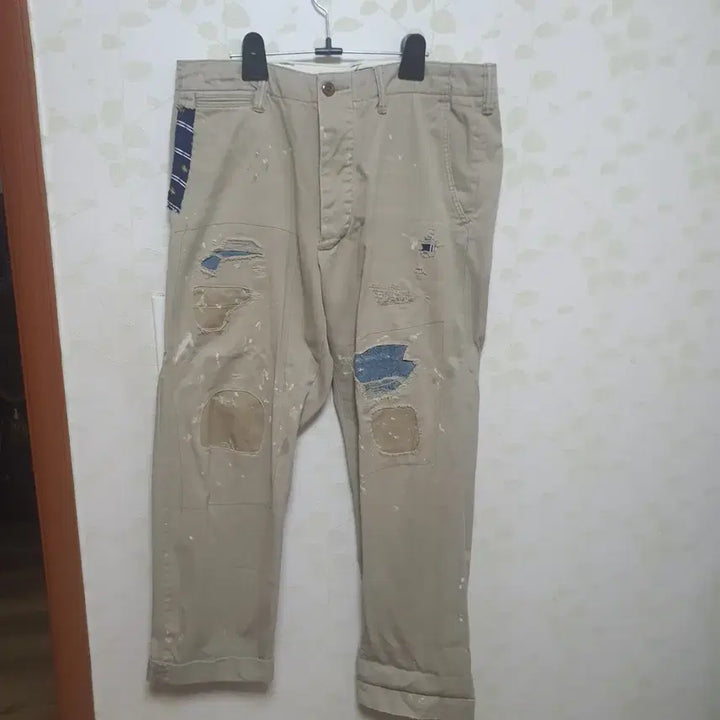 [BUNJANG] Polo Ralph Lauren Patchwork Chino Pants / 폴로 랄프로렌 패치워크 치노팬츠 판매합니다.