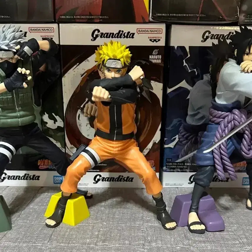 [BUNJANG] Grandista Naruto, Sasuke, Kakashi Figure Bundle Set / 일괄 그란디스타 나루토,사스케,카카시 피규어