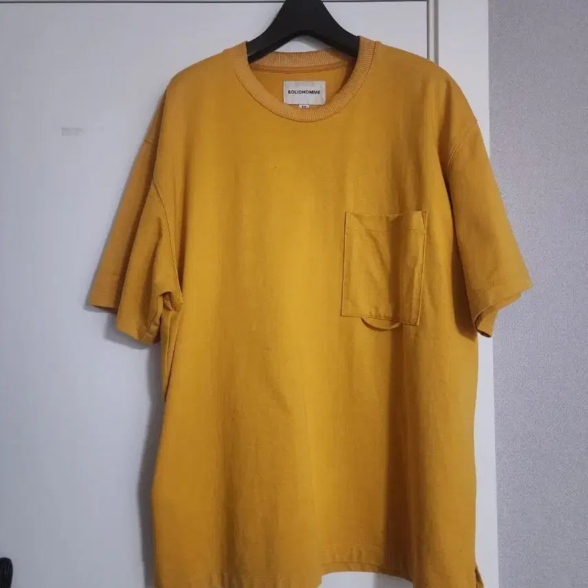 [BUNJANG] Solid Homme Pocket Short Sleeve T-shirt / 솔리드옴므 포켓 반팔 티셔츠