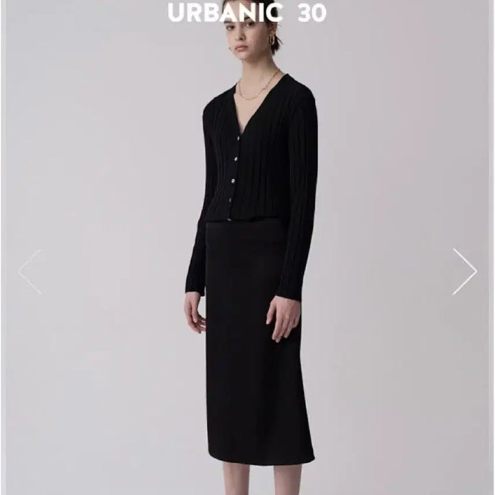 [BUNJANG] Urbanic30 Black Satin Midi Skirt S/M / 얼바닉30 어바닉30 블랙 새틴 스커트 S/M