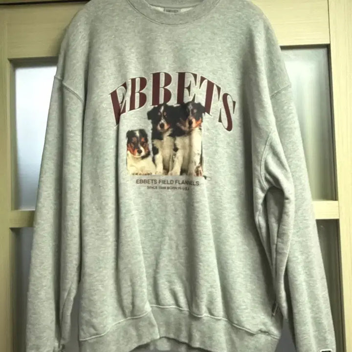 [BUNJANG] EBBETS FIELD Dog Sweatshirt (Size L) / 이벳필드 강아지 맨투맨